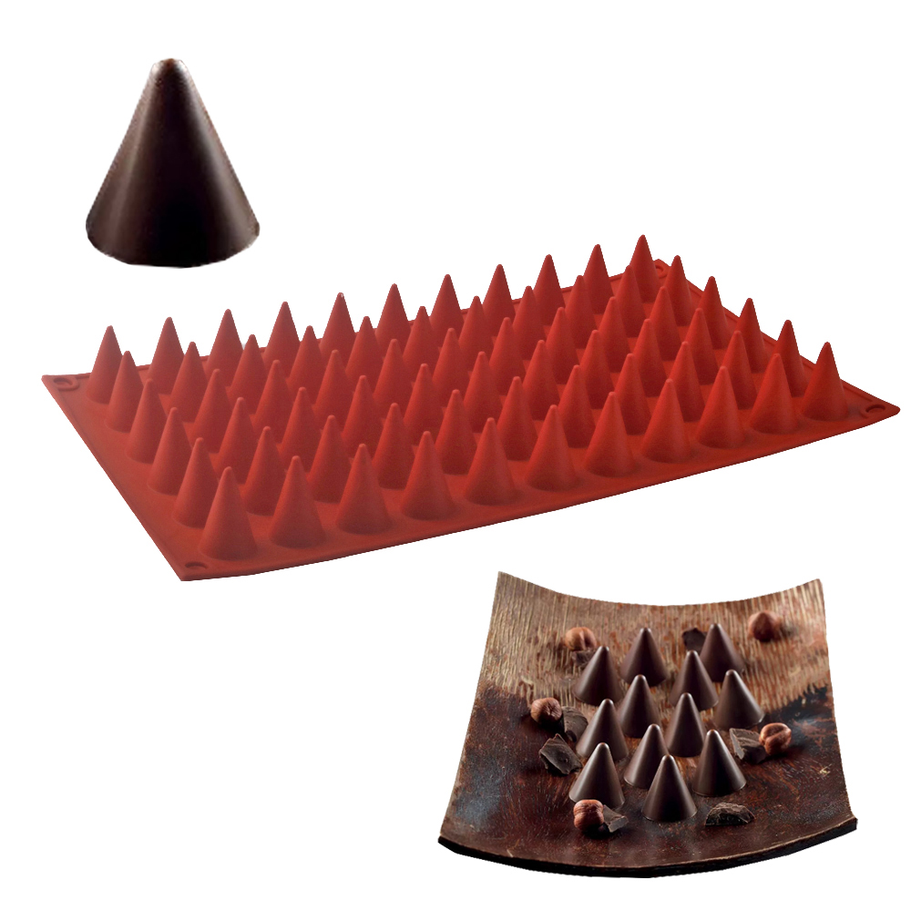 Kitchen Appliances Baking - 66-Cell Cone Chocolate Baking Mold Food
