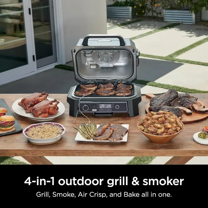Electric Smoker Bbq - Grill i wędzarnia Woodfire ProXL 4-w-1