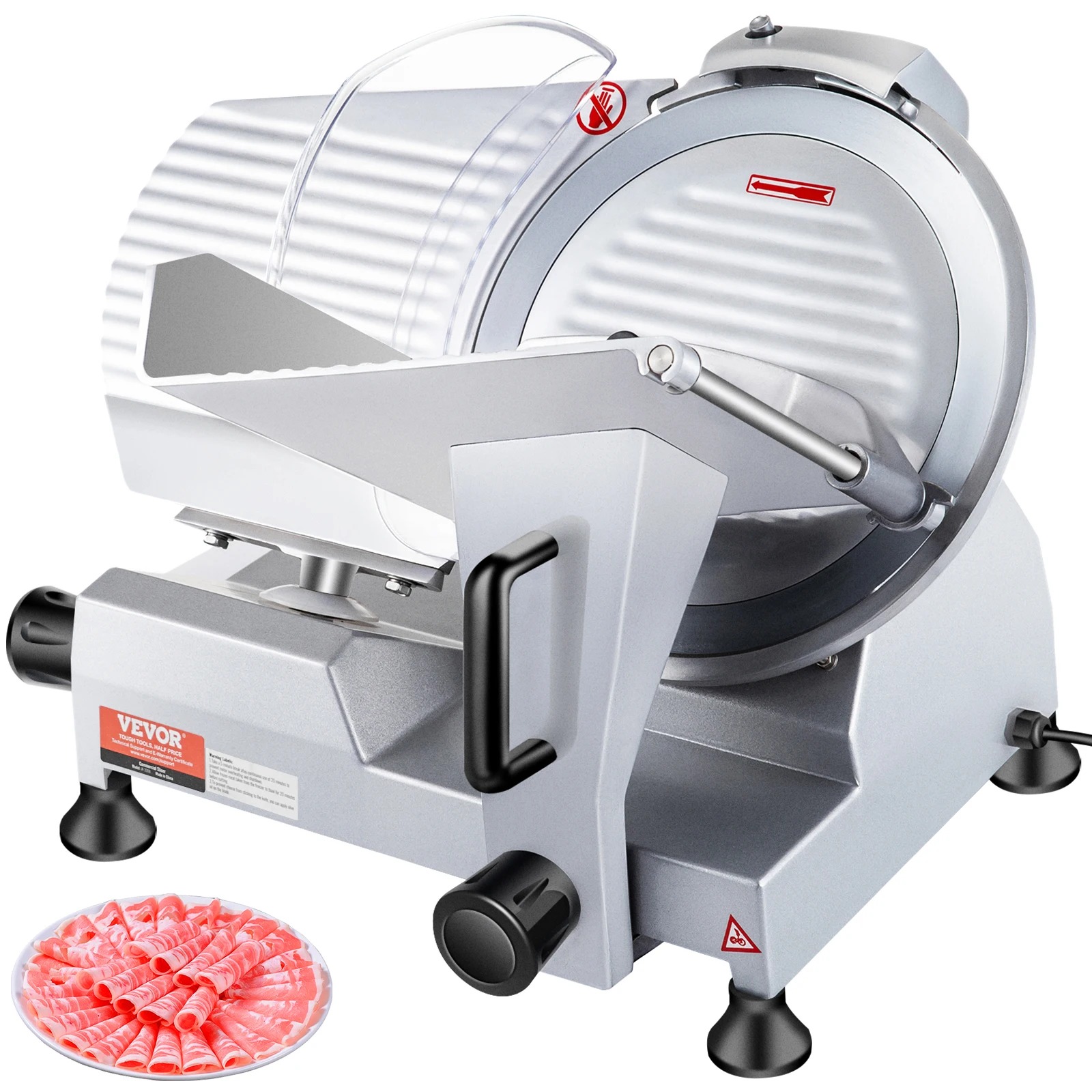 Kitchen Appliances Commercial - SucceBuy 240W Profesjonalna Krajalnica do Mięsa