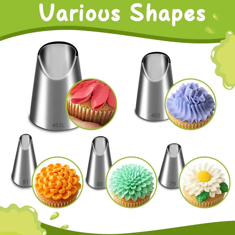 Kitchen Appliances On Sale - Zestaw 5 dysz ze stali nierdzewnej