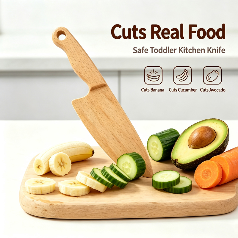 Kitchen Appliances Toys - Drewniany nóż dla dzieci do gotowania