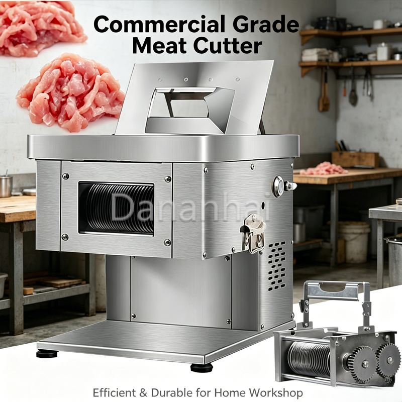 Kitchen Appliances Commercial - Profesjonalna, wielofunkcyjna krajalnica do mięsa, szatkownica