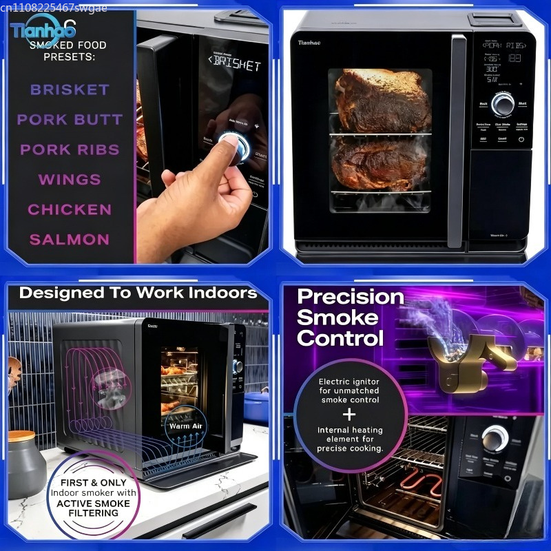 Z aktywną filtracją dymu do gr – Electric Smoker Bbq recenzja i cena