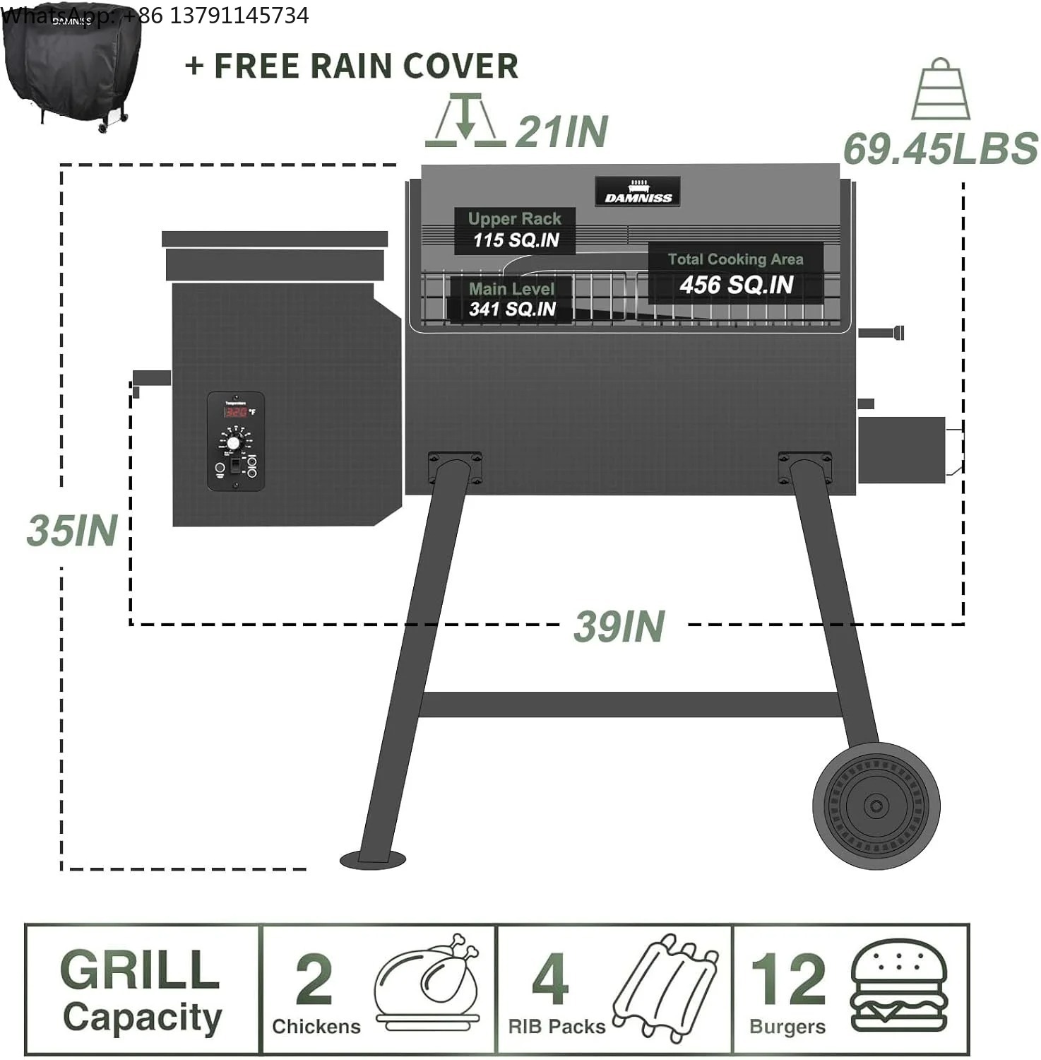 Elektryczny grill wędzarniczy  – Electric Smoker Bbq recenzja i cena