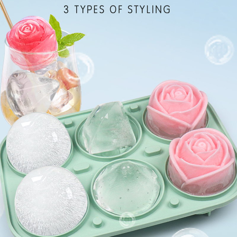 3D Rose Diamond Round Ice Cube – Kitchen Appliances And Utensils recenzja i cena