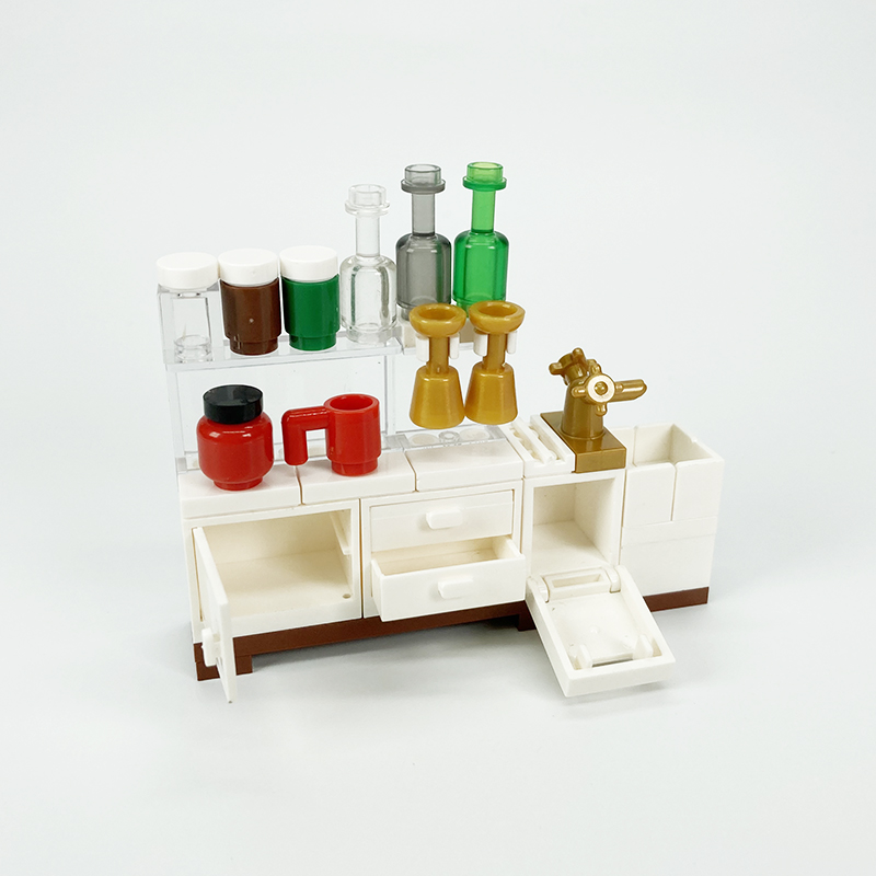 MOC blok kreatywne zabawki urz – Kitchen Appliances Toys recenzja i cena