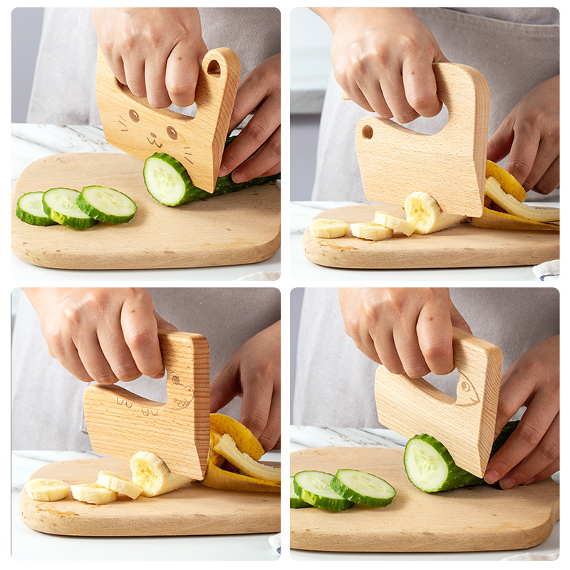Drewniany nóż dla dzieci do go – Kitchen Appliances Toys recenzja i cena