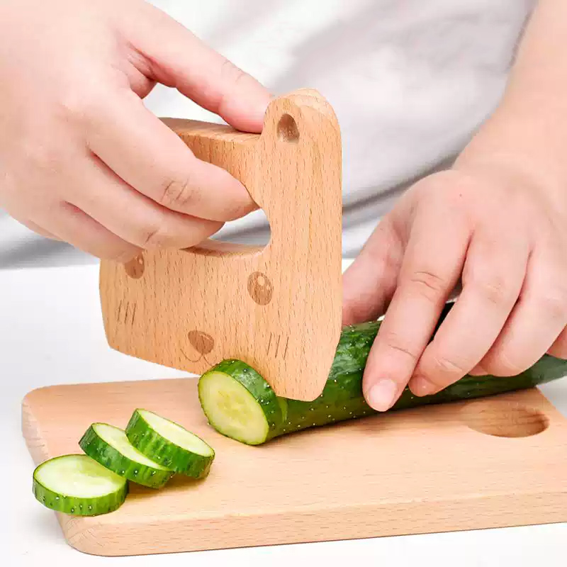 Drewniany nóż dla dzieci do go – Kitchen Appliances Toys recenzja i cena