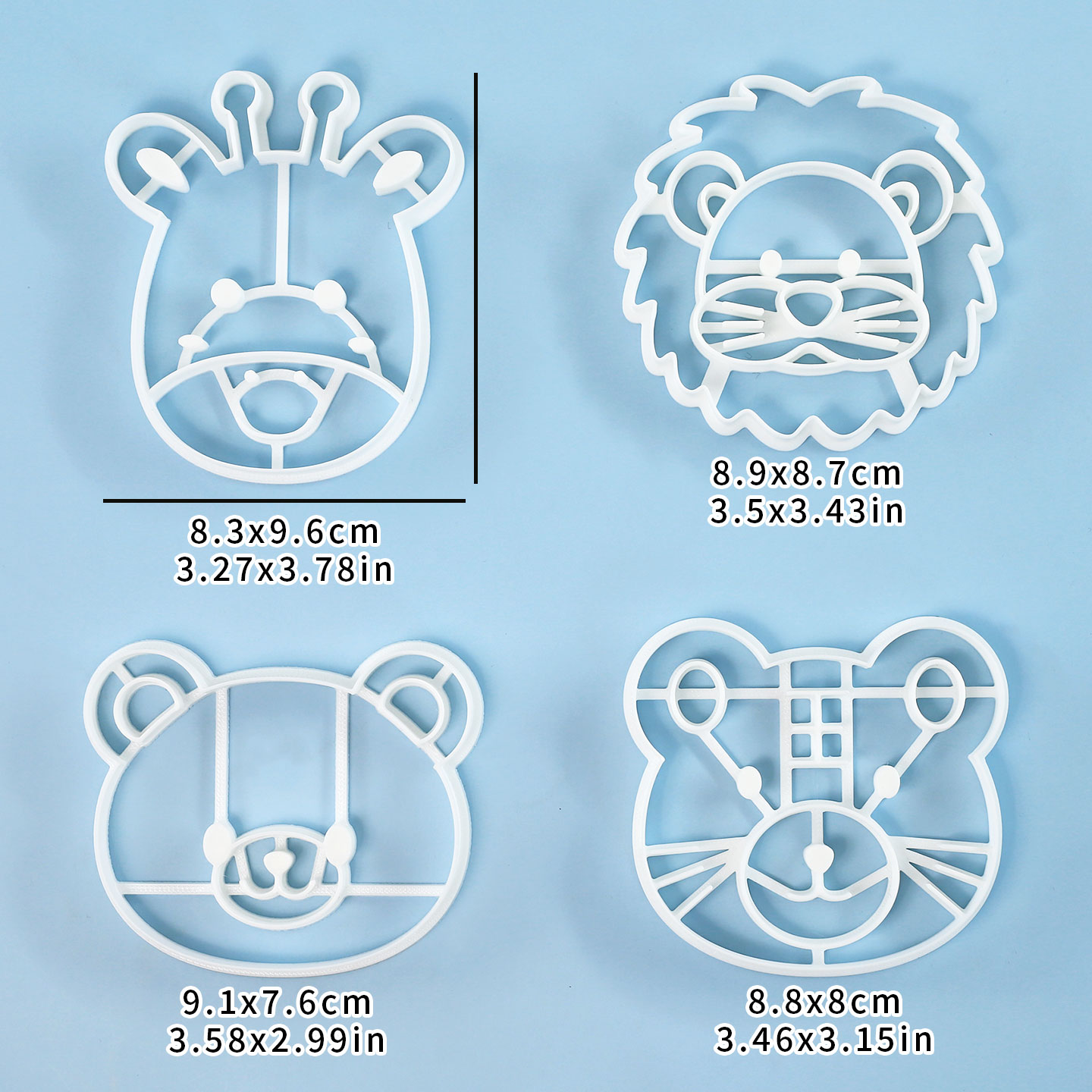 Zestaw 4 foremek do ciastek w  – Kitchen Appliances Baking recenzja i cena