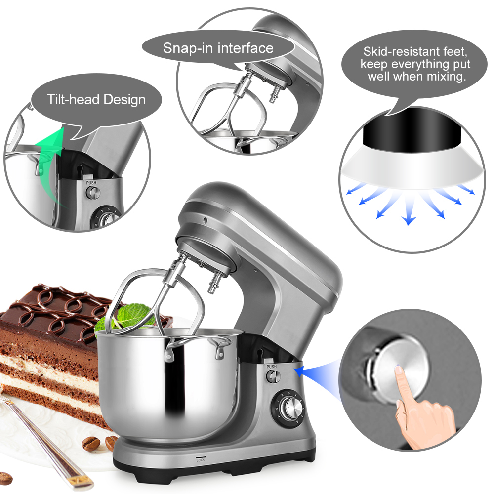 Mikser elektryczny 11L 2000W,  – Kitchen Appliances Baking recenzja i cena