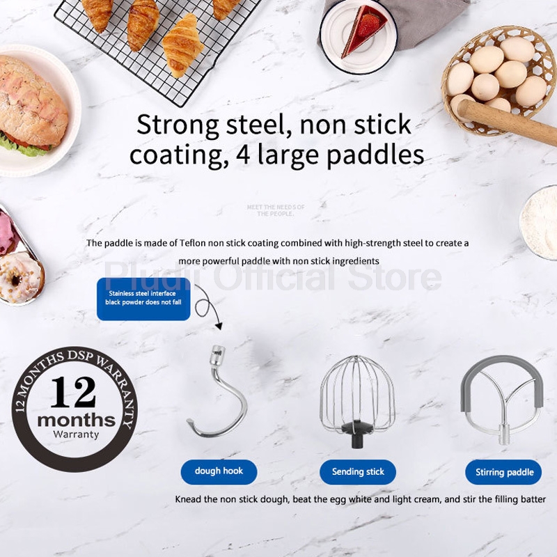 Mikser stojący 10L 2000W Mocny – Kitchen Appliances Baking recenzja i cena